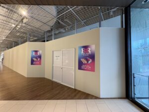 西新プラリバ1階にオープン予定のサーティワンアイスクリームの店舗予定地